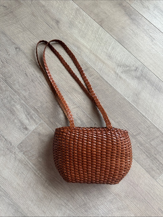 Ellepi Handbags - Vintage Ellepi Leather Woven Purse
